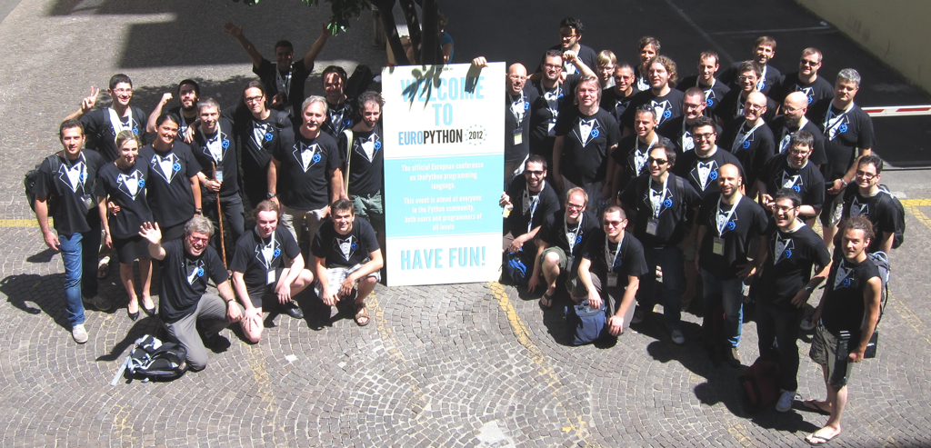 Plone attendees at EuroPython 2012