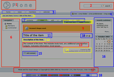 User interface elements