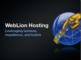 WebLion Hosting Splash