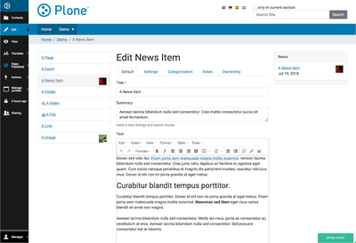 Plone 6 Classic UI - Weekly Sprint