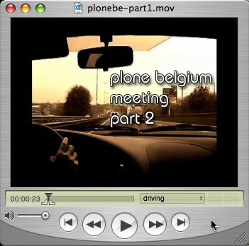 Video-Report on the Belgium Plone Meeting Dec 2005 (2nd part) now available