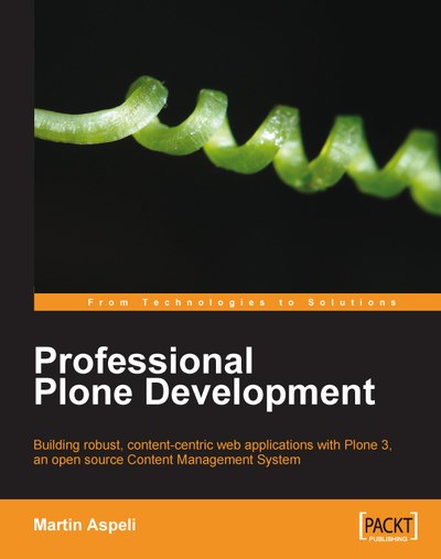 Book: Professional Plone Development now shipping!