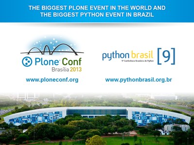 The biggest Plone event in the world and the biggest Python event in Brazil.