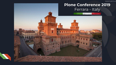 Plone Conference 2019 will be in Ferrara, Italy