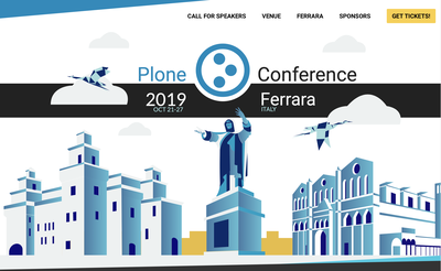 Sign up for Plone Conference 2019 in Ferrara!