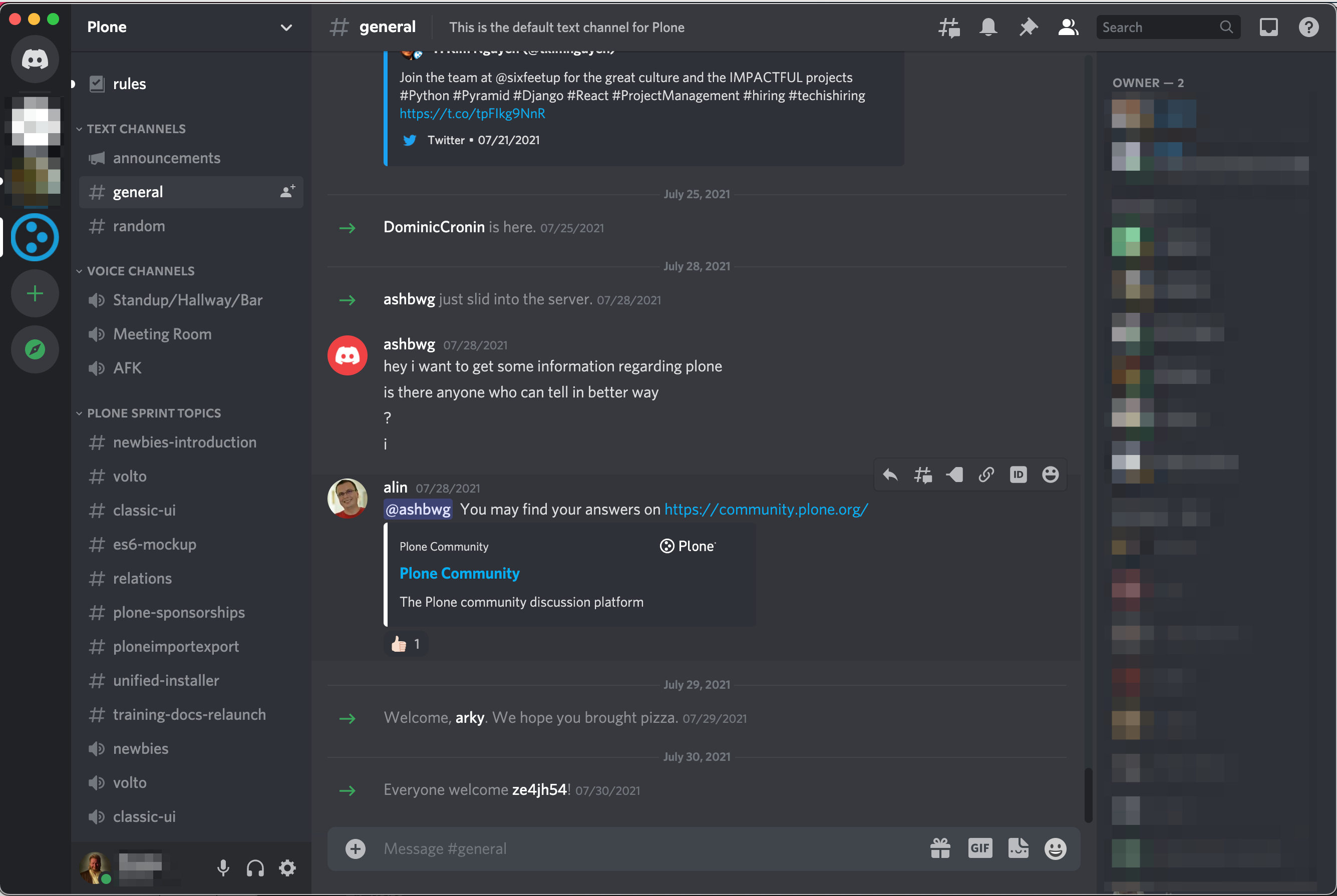 Discord Chat