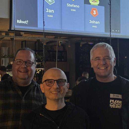 Winners of the Plone Sprint Pub Quiz